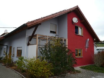 Doppelhaus m. Kegelbahngeb�ude